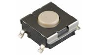 b3fs-1002 Omron IP00 Ivory Plunger Tactile Switch, SPST 50 mA 0.5mm Surface Mount