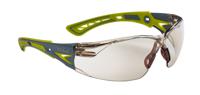 rushpscspl Bolle Safety RUSH+ Anti-Mist Safety Glasses, Brown PC Lens