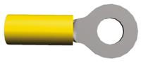 165028 TE Connectivity, PIDG Insulated Ring Terminal, M6 Stud Size, 2.6mm² to 6.6mm² Wire Size, Yellow