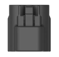 2822346-1 TE Connectivity, Econoseal J 070 Mk II+ Automotive Connector Plug Black 6 Way, Plug In Termination