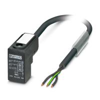 1435564 Phoenix Contact Female 3 way DIN 43650 Form C to 3 way Free End Sensor Actuator Cable, 10 m