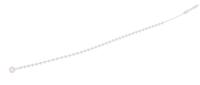 479-588 RS PRO Cable Tie, 143mm x 1.8 mm, Natural Nylon, Pk-100