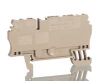 1608540000 Weidmuller  ZDU Series Brown, 2.5mm², Single-Level, Clamp Termination