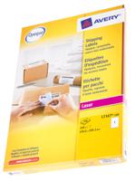 l7167-100 Avery White Adhesive Address Label Sheet, Pack of 100
