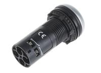 145-0613 RS PRO Push Button Complete Unit, Panel Mount, 22mm Cutout, SPST, IP65