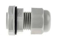 822-9644 RS PRO Grey Nylon Cable Gland, PG9 Thread, 4mm min., 8mm max., IP68