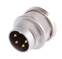sfv-40 Lumberg, SFV 4 Pole M16 Din Plug, DIN EN 60529, 5A, 250 V ac IP40, Male, Panel Mount