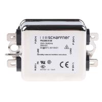 fn2060-6-06 Schaffner, FN2060 6A 250 V ac/dc 400Hz, Chassis Mount EMI Filter, Fast-On, Single Phase