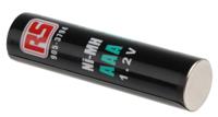 905-3794 RS PRO NiMH Rechargeable AAA Battery, 750mAh, 1.2V