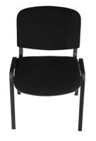 180-9722 RS PRO Black Fabric Stacking Chair, 140kg Weight Capacity