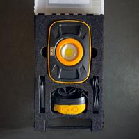 jcb-rs-xtra260-tuffone-kit JCB Rechargeable LED Work Light, 1500 lumens, USB-C Plug, IP44, IP68
