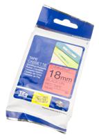 tze-441 Brother Black on Red Label Printer Tape, 8 m Length, 18 mm Width