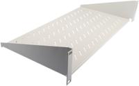 802-0273 RS PRO Grey Cantilever Shelf, 2U, 25kg Load, 483mm x 250mm