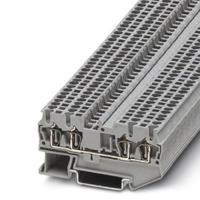 3031186 Phoenix Contact ST 1.5-QUATTRO Series Grey Feed Through Terminal Block, 1.5mm²