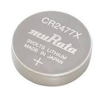 97384844 Murata CR2477 Coin Battery, 3V, 24.5mm Diameter