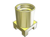 mmcx-j-p-h-st-sm1 Samtec MMCX Series, Jack Surface Mount MMCX Connector, 50Ω, Solder Termination, Straight Body
