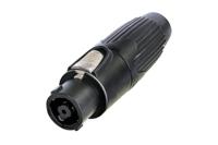 nlt8fxx-bag Neutrik, NLT8FXX IP50 Black Solder Mount Industrial Power Socket, Rated At 30A, 250 V ac
