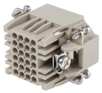 11285000 EPIC Heavy Duty Power Connector Insert, 10A, Male, H-DD Series, 25 Contacts