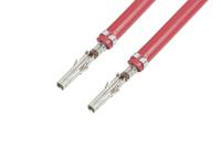 215340-2121 Molex Female Mini-Fit Jr. to Female Mini-Fit Jr. Crimped Wire, 75mm, 1.5mm², Red