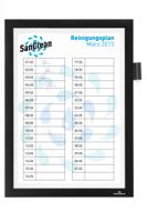 499301 Durable DURAFRAME® NOTE Black A4 Smooth and rigid Information Frame, 323mm Height, 254mm Width