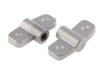 237-716 RS PRO Silver Wing Clamping Knob, M10, Threaded Hole