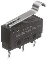 av32423 Panasonic Simulated Roller Lever Micro Switch, Solder Terminal, 3 A @ 250 V ac, SP-CO, IP40