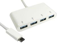 192-4707 RS PRO 4 Port USB 3.1 USB C  Hub, USB Powered