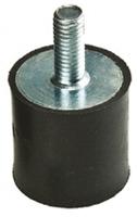 4035ve23-45 FIBET M8 Anti Vibration Mount, Male Buffer Foot with 63kg Compression Load