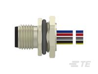 t4171230012-001 TE Connectivity Circular Connector, 12 Contacts, Front, M12 Connector, Plug, Male, IP67, M12 Series