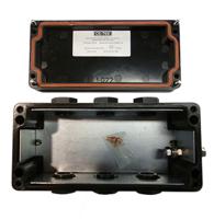 cep167575pau CE-TEK CEP Series Black Polyester Junction Box, IP66, ATEX, 75 x 160 x 75mm