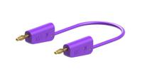 641035-05026 Staubli Test lead, 32A, 30 → 60V, Violet, 50cm Lead Length