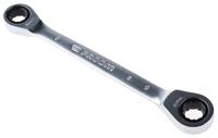 648x9 Facom 64 Series Ratchet Ring Spanner, 8mm, Metric, Double Ended, 128 mm Overall