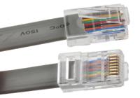 446-686 RS PRO Female RJ45 to Male RJ45 Telephone Extension Cable, Grey Sheath, 3m