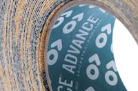 at2000 Advance Tapes Black/Yellow 18m Hazard Tape, 1mm Thickness