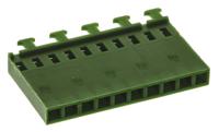 1-925369-0 TE Connectivity, AMPMODU MOD IV Female Connector Housing, 2.54mm Pitch, 10 Way, 1 Row