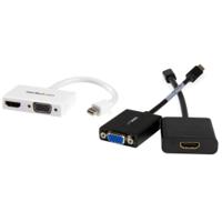 mdp2hdvgaw StarTech.com 2 port Mini DisplayPort to HDMI, VGA Adapter, 150mm Length - 1920 x 1200 Maximum Resolution