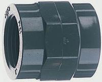 721910608 Georg Fischer Plastic Pipe Fitting, Straight Threaded Socket, Rp 1in to Rp 1in