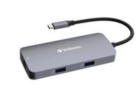 32150 Verbatim 3 Port USB 3.2 USB A, USB C  Hub, USB Bus Powered, 112 x 49 x 15.5mm