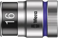 05003736001 Wera 1/2 in Drive 16mm Standard Socket, 6 point, 37 mm Overall Length