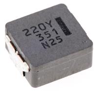 etqp5m220yfc Panasonic, ETQP5M, 1054 Yes Wirewound Surface Mount Inductor with a Metal Composite Core, 22 μH Wirewound ±20 % 6.2 A