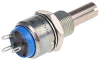 p13lfl106mab10 Vishay P13 10MΩ Rotary Potentiometer 1-Gang Panel Mount, P13LFL106MAB10