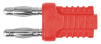kurz-10-4-ig-mb-ni-rt Schutzinger Red Male Banana Plug, 4 mm Connector, 12A, 33 V ac, 70V dc, Nickel Plating
