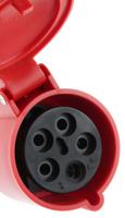 0-529-84 Legrand IP44 Red 3P + N + E Industrial Power Socket, Rated At 32A, 400 V