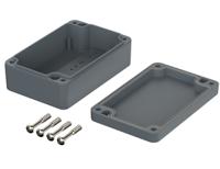 38102000-pk-102 Bopla Euromas Polymas Series Silver Polyamide Enclosure, IP65, Silver Lid, 98 x 64 x 34mm