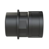 bvnd-m409gt Straight, Conduit Fitting, 29mm Nominal Size, M40, Polyamide 6, Black