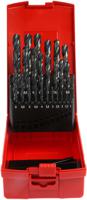 a190-204 Dormer 25-Piece Twist Drill Bit Set for Multi-Material, 13mm Max, 1mm Min, HSS Bits