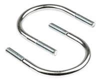 829-980 M12 90mm Bright Zinc Plated Steel Round U-Bolt