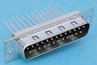 09670255607 HARTING 25 Way Panel Mount D-sub Connector Plug, 2.76mm Pitch