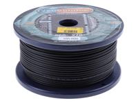 268-100-000 Van Damme 2 Core Microphone Cable Screened, 3.6mm od, 100m, Black