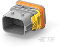2-1823449-1 TE Connectivity, LEAVYSEAL Automotive Connector Plug 22 Way